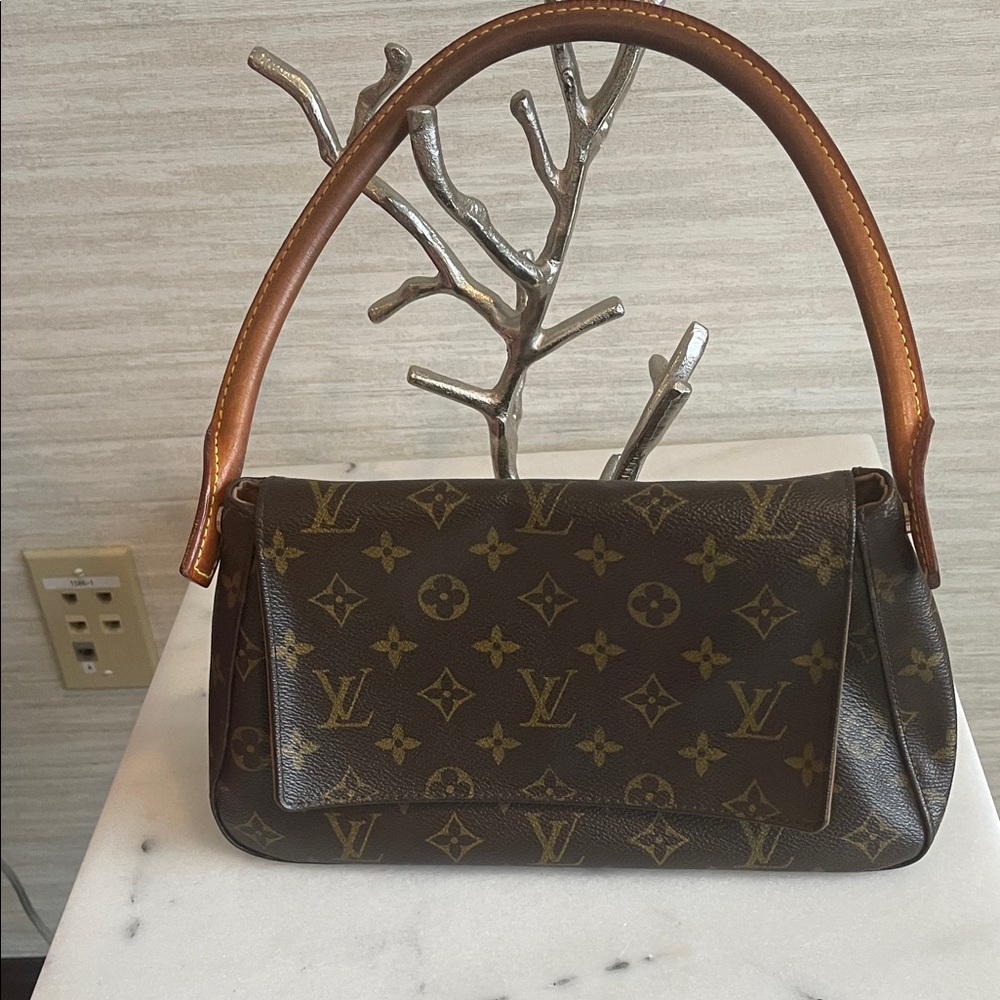 Louis Vuitton Dark Brown Monogram Shoulder Bag